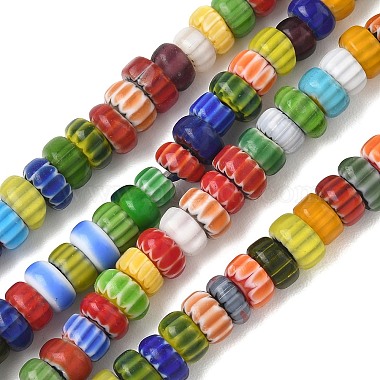 handgefertigte Millefiori-Lampwork-Perlen(LAMP-D009-01C)-1