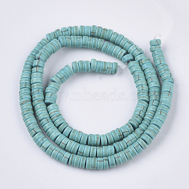 Synthetic Turquoise Beads Strands(X-TURQ-S282-22C)-2