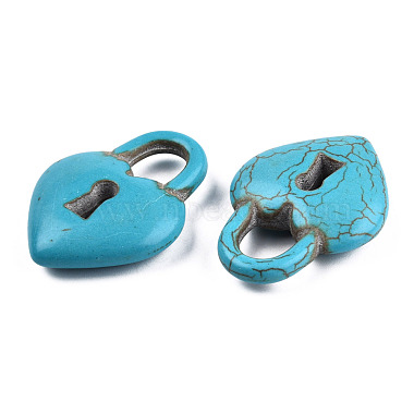 Synthetic Turquoise Pendants(X-TURQ-S283-04A)-2