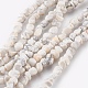 Natural Howlite Chips Beads Strands(G365-34)-1