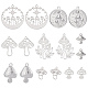 16Pcs 8 Style 201 & 304 Stainless Steel Charms(STAS-SC0004-92)-1