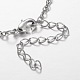 Железа кулон ожерелья(NJEW-JN01342-01)-3