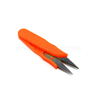 Carbon Steel Sewing Scissors, Thread Snip Scissors, with Plastic Handle, Random Single Color or Random Mixed Color, 11.9x2.6x1cm(TOOL-WH0139-25)