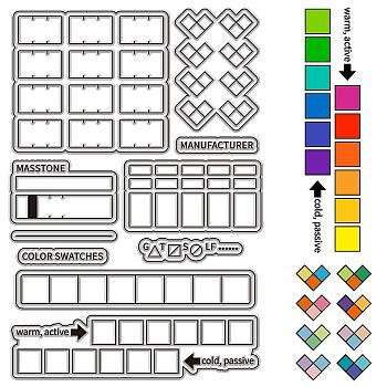 Custom PVC Plastic Clear Stamps, for DIY Scrapbooking, Photo Album Decorative, Cards Making, Stamp Sheets, Film Frame, Mixed Shapes, 160x110x3mm