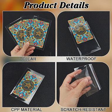 600Pcs Transparent Plastic Name Card Holders(DIY-GO0003-33)-3