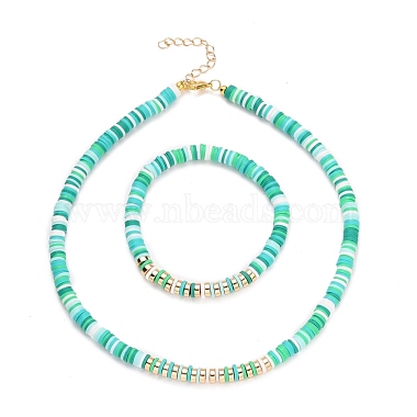 Medium Spring Green Polymer Clay Bracelets & Necklaces