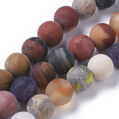 10mm Round Mixed Stone Beads