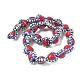Baking Paint Glass Bumpy Beads Heart(LAMP-V001-09G)-3
