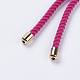 Nylon Twisted Cord Bracelet Making(MAK-F018-16G-RS)-3