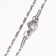 304 Stainless Steel Necklace(MAK-K062-06P-1.4mm)-2