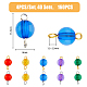 40 Sets 2 Colors Acrylic Connector Charms(PALLOY-FH0001-87)-2