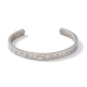 Non-Tarnish 304 Stainless Steel Star Cuff Bangles(BJEW-F464-P-01)-1