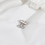 1PC 304 Stainless Steel Slide Lock Clasps, Peyote Clasps, with Spring Clasps and Loops, Tube, for Jewelry Making, 3-Strand,6 -Hole, Stainless Steel Color, 21x15x7mm, Hole: 1.5mm(FIND-LP0003-49B)