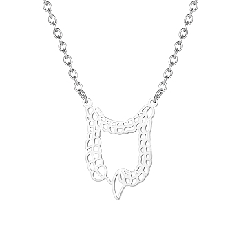 Stainless Steel Irregular Pendant Necklaces for Women