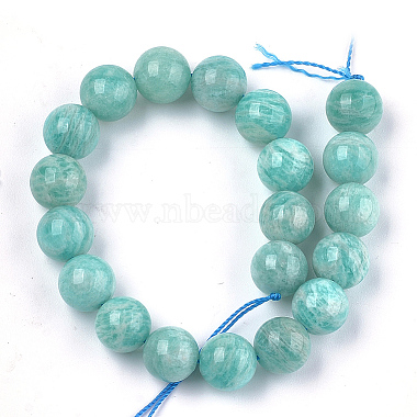 Natural Amazonite Beads Strands(G-S333-10mm-022)-2