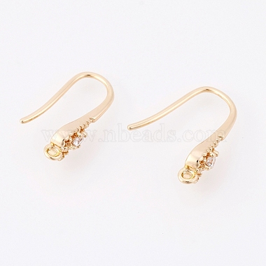 Brass Earring Hooks(X-KK-T029-107G)-2