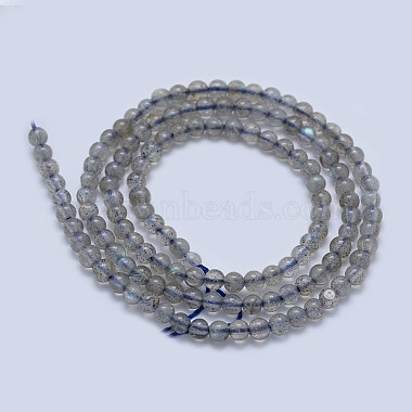 Natural Labradorite Beads Strands(G-I206-46-3mm)-2