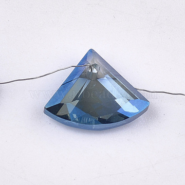 Chapelets de perles en verre galvanoplastique(EGLA-S176-05B-B10)-3