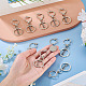 10Pcs Alloy Keychains(KEYC-TA0004-76)-5