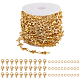 Brass Link Chain Making(MAK-CA0001-13G)-1