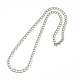 Tarnish Resistant 304 Stainless Steel Curb Chain/Twisted Chain Necklace Making(STAS-A028-N122P)-1