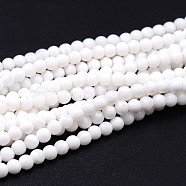 Natural Gemstone Round Bead Strands, 4mm, Hole: 1mm, about 100pcs/strand, 16 inch(G-J303-06-4mm)