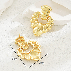 Exaggerated High-end Copper Plated Gold Cloud Earrings for Women Party(TS2564-1)