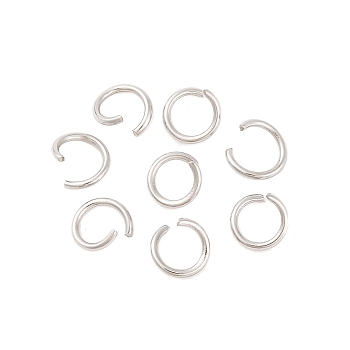 Tarnish Resistant 304 Stainless Steel Jump Rings, Open Jump Rings, Stainless Steel, 21 Gauge, 5x0.7mm, Inner Diameter: 3.6mm