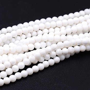 Natural Gemstone Round Bead Strands, 4mm, Hole: 1mm, about 100pcs/strand, 16 inch
