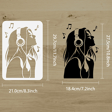 Plastic Drawing Painting Stencils Templates(DIY-WH0396-383)-2