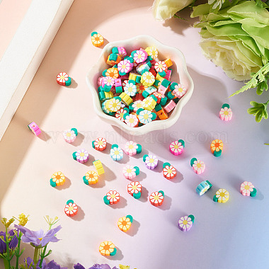 Handmade Polymer Clay Beads(CLAY-TAC0015-04)-5