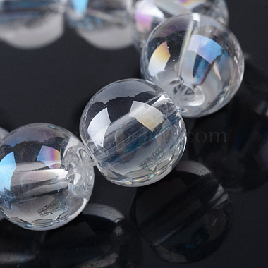 Electroplate Glass Beads Strands(X-EGLA-Q062-10mm-A09)-4