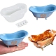 Bathtub-shaped Soap Dish Food Grade Silicone Molds(DIY-D074-03)-1