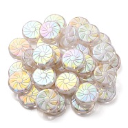 UV Plating Opaque Acrylic Beads, Lollipop, Clear, 23x7mm, Hole: 2.5mm(OACR-P010-02A)