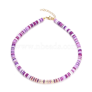 Handmade Polymer Clay Heishi Beads Jewelry Sets(SJEW-JS01136-02)-4