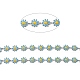 304ステンレス鋼の花のリンクチェーン(CHS-C004-04C-P)-2