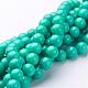 Natural Mashan Jade Round Beads Strands(G-D263-10mm-XS15)-1