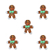 クリスマスをテーマにした手作りランプワークビーズ(XMAS-PW0001-201G)-1