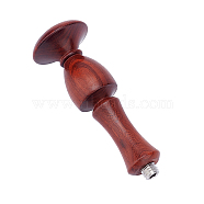 Sandalwood Handle, for Wax Seal Stamp, Wedding Invitations Making, Coconut Brown, 8.75x3.15cm(AJEW-WH0189-17)