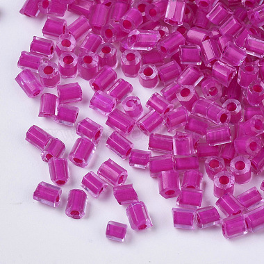 8/0 Two Cut Glass Seed Beads(SEED-S033-09A-07)-2
