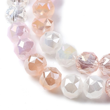 Transparent Glass Beads Strands(GLAA-Q009-01C)-3