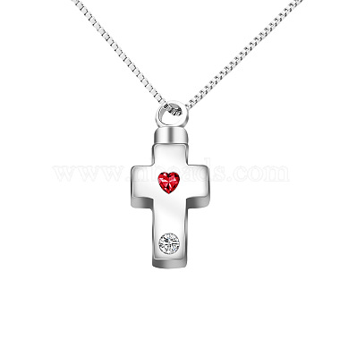 Cross Rhinestone Necklaces