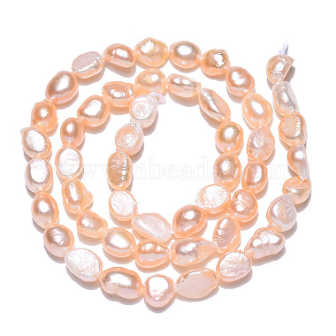 Natural Cultured Freshwater Pearl Beads Strands(PEAR-N014-05J)-4
