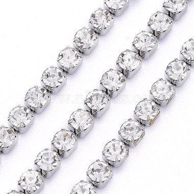 304 acero inoxidable cadena de strass de rhinestone(STAS-T055-12P-A)-2