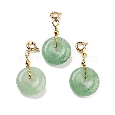 Donut Green Aventurine Pendant Decorations