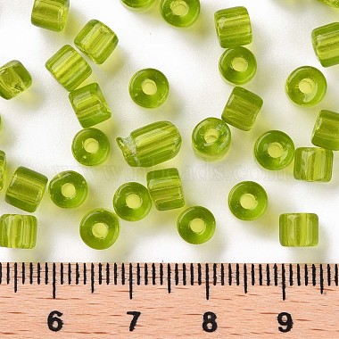 Perles de clairon rondes en verre de couleurs transparentes(SEED-S045-001A-C01)-4