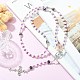 collier de perles de chapelet en perles de verre(NJEW-TA00082-03)-5