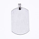 201 Stainless Steel Quote Pendants(STAS-T044-227P)-2