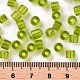 Transparent Colours Glass Round Bugle Beads(SEED-S045-001A-C01)-4