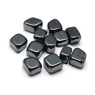 Synthetic Magnetic Hematite Beads, Tumbled Stone, No Hole/Undrilled, Nuggets, Black, 15~25x10~20x10~15mm, about 60pcs/1000g(G-Q947-06)
